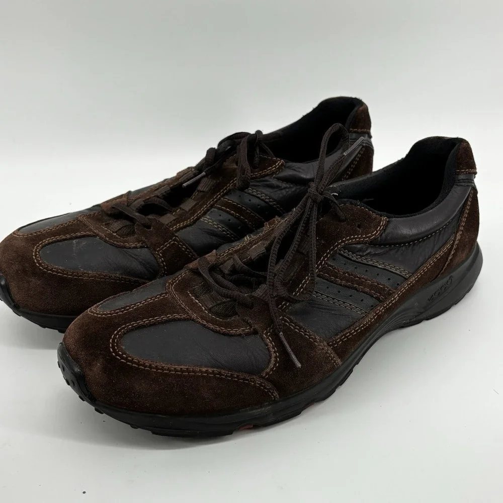 Ecco‎ Shoes Comfort Gel WallJogging  Brown Lace Up 1
